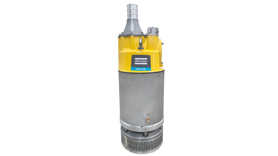 Atlas Copco extends its Weda submersible pump range for mining and construction