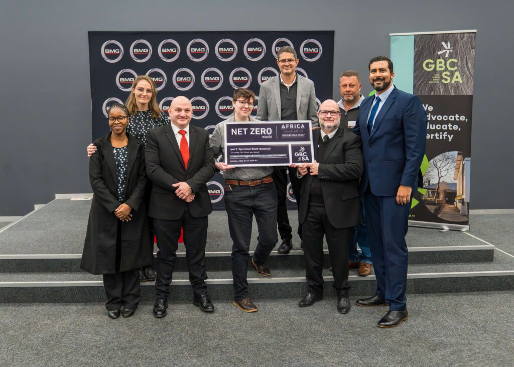 BMG achieves GBCSA Net Zero Waste Level 2 Certification through practical sustainability leadership