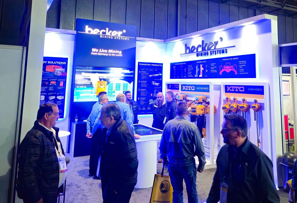 Mine safety and hoisting technologies led Becker’s exhibition success